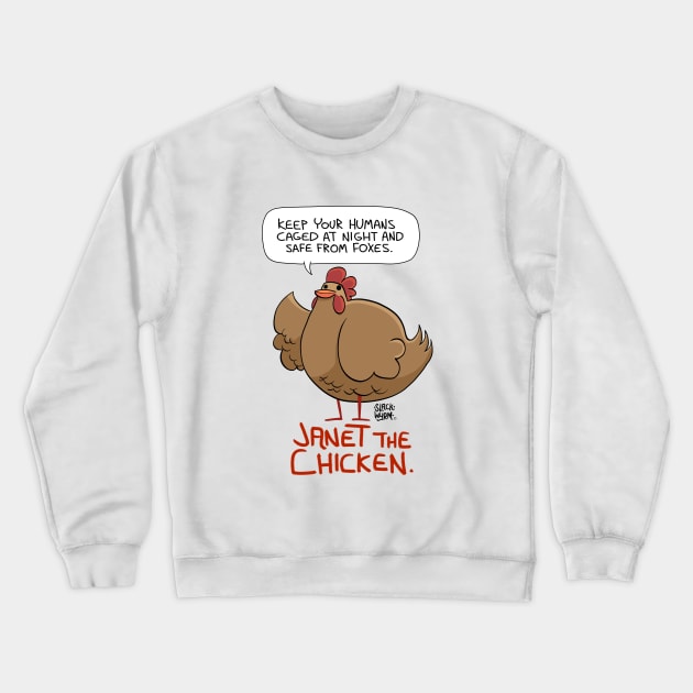 Janet's Advice Crewneck Sweatshirt by Slack Wyrm